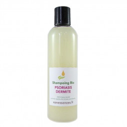 Shampoing psoriasis traitement naturel efficace, dermite séborrhéique du cuir chevelu aux huiles essentielles bio.