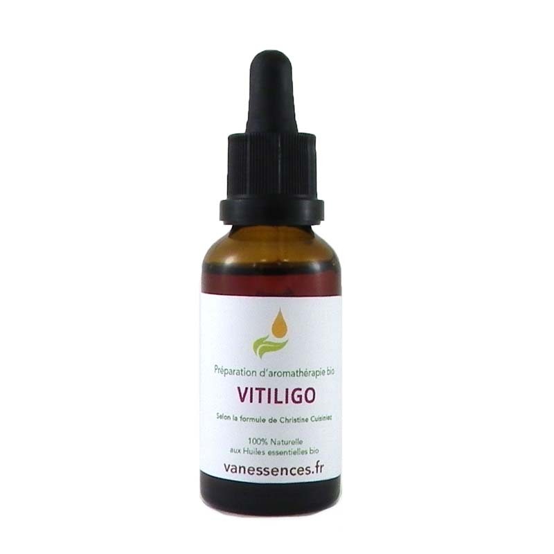 Vitiligo Traitement naturel aux huiles essentielles bio. Pour lutter contre les plaques blanches du vitiligo.