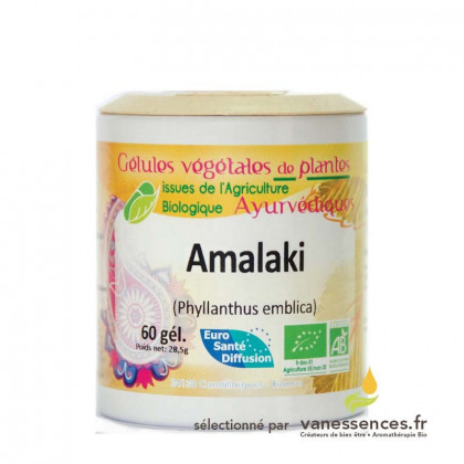 Amalaki bio Fruit d'Amla en poudre en gélules. Produit ayurvédique