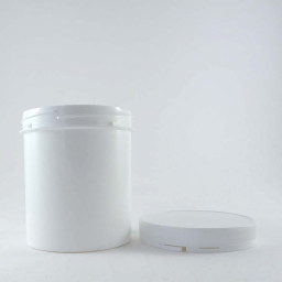 Pot vide en plastique polypropylène alimentaire et cosmétique 500ml PP