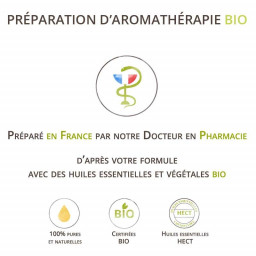 SPM - Mélange d'huiles essentielles bio par voie cutanée