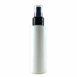 Flacon spray vide plastique blanc 125ml bouchon vaporisateur pulvérisateur NOIR