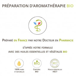 Anti-démangeaisons - Huile de massage Bio aux huiles essentielles bio