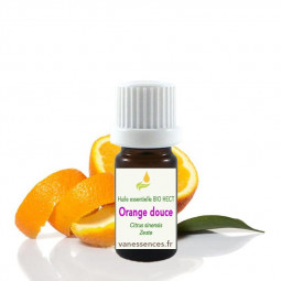 Orange douce Citrus sinensis Huile essentielle Bio HECT