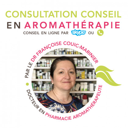 Consultation conseil en aromathérapie par le Docteur Françoise Couic Marinier