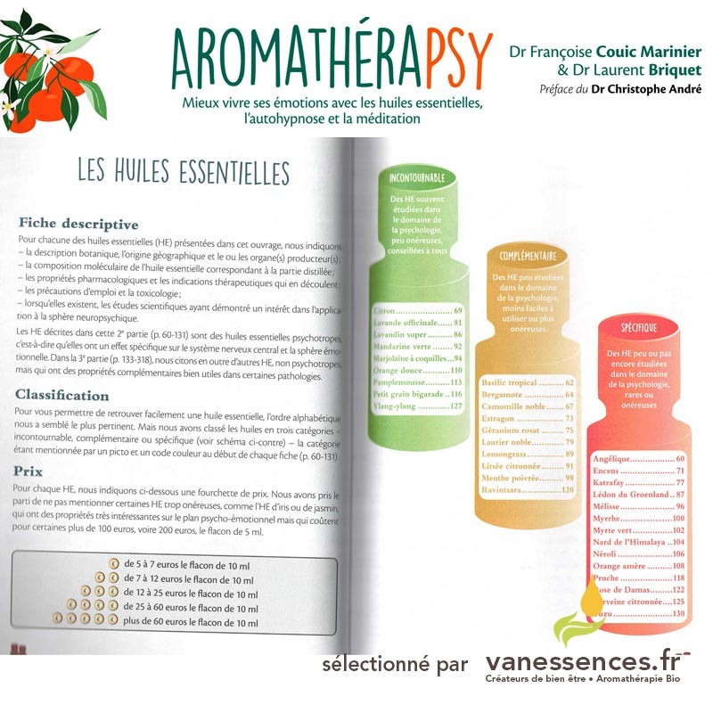 Aromathérapsy, livre pour apprendre à méditer avec les huiles