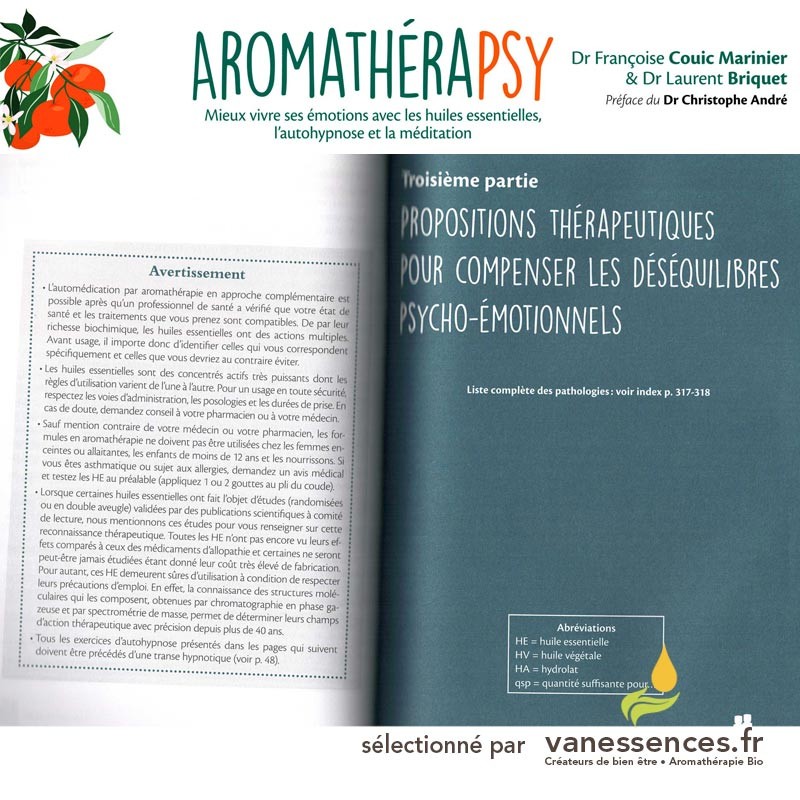 Aromathérapsy, livre pour apprendre à méditer avec les huiles
