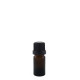 Flacon aromatherapie 5ml verre brun avec compte gouttes codigoutte NOIR
