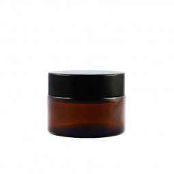 Petit pot en verre avec couvercle. Type pommadier 30ml.