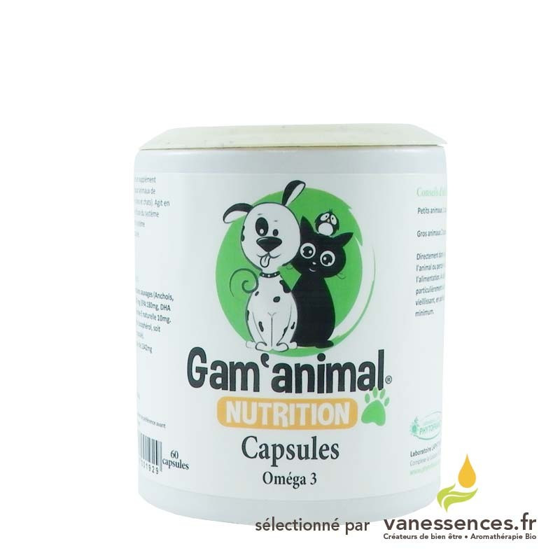 Capsules Oméga 3 - Complément alimentaire chiens chats