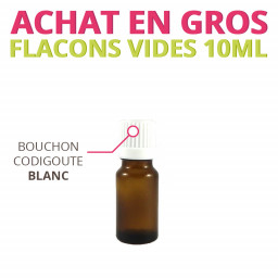 Rack - Flacon 10ml verre ambré