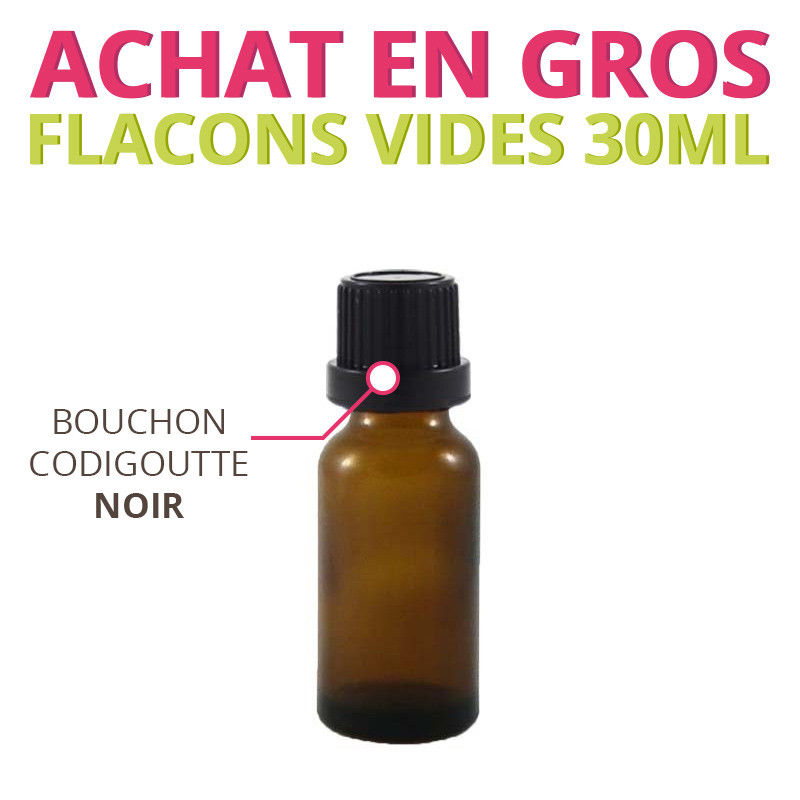 Lot De 6 Flacons Vaporisateurs En Verre Ambré 30ml - Pour Huiles, Cosmétiques, Maquillage