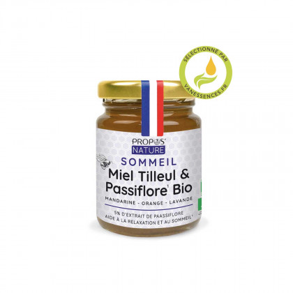 Miel bio Tilleul et Passiflore SOMMEIL
