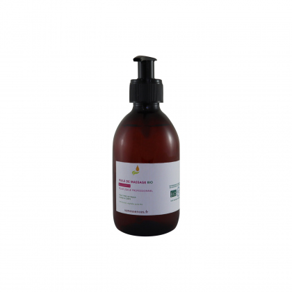 Huile de massage relaxante bio professionnelle