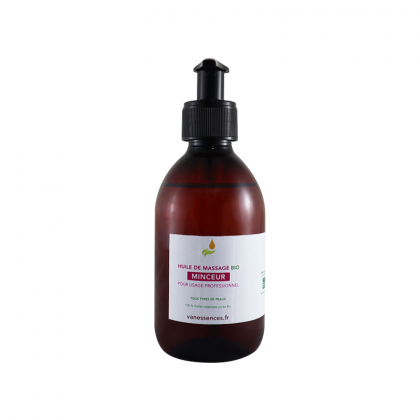Huile de massage BIO Minceur professionnelle Format 250ml
