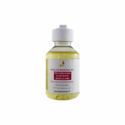Huile de massage BIO Musculaire professionnelle Format 100ml
