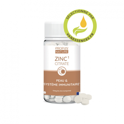 Comprimés de Zinc Citrate 15mg 90 comprimés