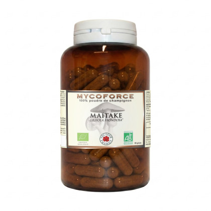 Gélules de Maïtaké (Grifola frondosa) 100 % poudre de champignon