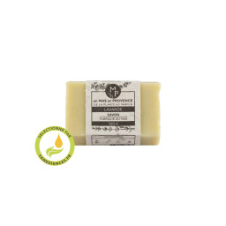 Savon artisanal aux huiles essentielles bio de lavande fine et lavandin – 100 g