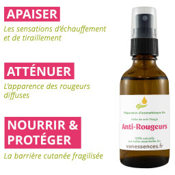 Huile de soin Anti-rougeurs Bio