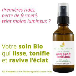 Huile de Soin anti-âge et tonifiant Bio