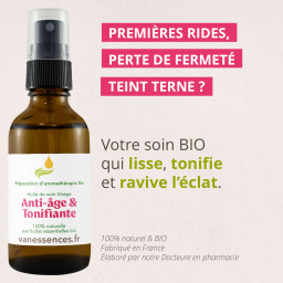 Premières rides, perte de fermeté, teint moins lumineux ?
Le soin BIO qui lisse, tonifie et ravive l’éclat