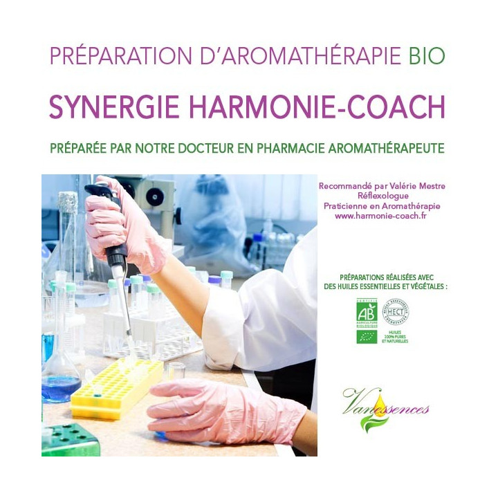 Détox acidité corps Synergie Harmonie coach 10ml