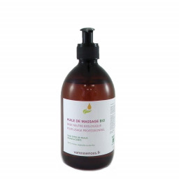  	Huile de massage BIO base neutre professionnelle - Format 500ml